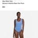 Nike Swim | Nike Women's Pacific Blue Water Dots Open Back One-Piece Swimsuit $92 Nwt Xxl | Color: Blue/White | Size: Xxl