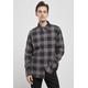 Langarmshirt URBAN CLASSICS "Herren Checked Campus Shirt" Gr. XL, bunt (darkblue, rustred) Herren Shirts Langarm