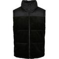 Jerseyweste URBAN CLASSICS "Urban Classics Herren Cord Vest" Gr. L, schwarz (black) Herren Westen