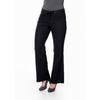 Leinenhose SHEEGO "Große Größen", Damen, Gr. 48, Normalgrößen, schwarz, Obermaterial: 55% Leinen, 45% Baumwolle, unifarben, casual, lang, Hosen, aus angenehmen Baumwoll-Leinen-Mix
