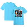 Men's JR Motorsports Official Team Apparel Powder Blue Sam Mayer Accelerate Car T-Shirt