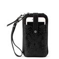 The Sak Damen Silverlake N/S Smartphone Crossbody, Schwarze Floralprägung