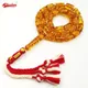 Chapelet musulman en résine pour homme 33 perles de couleur ambre Tasbih pompon en coton bracelet