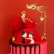 Décoration de gâteau de style chinois pour la Saint-Valentin fournitures de fête de fiançailles