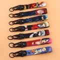 Porte-clés Anime avec lanières courtes porte-étiquette bracelet ULà clé sac à dos accessoires