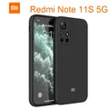 Coque de téléphone xiaomi en Silicone liquide étui pour Redmi Note 11s 11E Pro 4g 11S 5G avec Logo