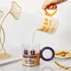 Ins Style – tasse ronde transparente en plastique pour boisson froide pour lait jus de fruit