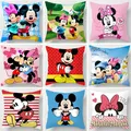 Disney – taie d'oreiller Mickey Minnie Mouse jouets en peluche cadeau de décoration pour la