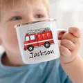 Tasse Personnalisée pour Enfants Chocolat Chaud Voiture Personnalisée avec Nom Tasse à Poignée