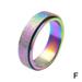 Anxiety Spinner Rings For men Women Steel Couple Valentine s Day Gift Jewellery X0W9