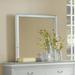 Rectangular Wall Mirror Antique Glossy Vintage Wood Framed Vanity Mirrors for Home Decor Living Room Bathroom Bedroom or Hallway (36 L x 38 H Platinum)