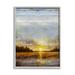 Stupell Industries Weathered Sunset Nature Scenery Graphic Art Gray Framed Art Print Wall Art Design by Eric Turner