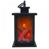 Taykoo Large Cozy Fireplace Lantern - Integrated Carry and Hanging Handle - Portable Battery-Operated Lantern - Survival kit for Hurricane Power Outage Emergency Camping