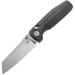 Bestech Knives BG43A-1 Slasher 2.88 D2 Steel Blade Black Handle Folding Knife