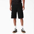 Dickies Men's Skateboarding Regular Fit Cargo Shorts, 11" - Black Size 30 (WRSK05)