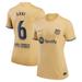 Women's Nike Gavi Gold Barcelona 2022/23 Away Breathe Stadium Replica Player Jersey