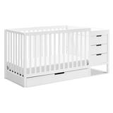Carter's by DaVinci Colby 4-in-1 Convertible Crib & Changer Wood in White | 35.25 H x 29.25 W x 73 D in | Wayfair F11991W