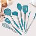 DGPCT 27 PCS Silicone Cooking Utensil Set, Kitchen Utensils Set, Non-Stick Heat Resistant, Blue Stainless Steel/Silicone in Blue/Gray | Wayfair