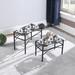 Dazone Dogs Elevated Feeder Metal/Stainless Steel (easy to clean) in Black/Gray | 13.77 H x 19.69 W x 10.24 D in | Wayfair DZPS-125