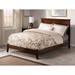 AFI Furnishings Madison Solid Wood Low Profile Platform Bed Wood in Brown | 50 H x 64.625 W x 82.625 D in | Wayfair AT8641004
