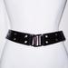 Burberry Accessories | Burberry Black Belt Patent Leather Adjustable | Color: Black/Gray | Size: 34/85