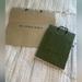 Gucci Bags | Gucci And Burberry Shopping Bags Totes Authentic Set Of 2 | Color: Green | Size: Os