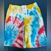 Nike Bottoms | Nike Boy’s Sportswear Club Tie Dye Shorts | Color: Blue/Yellow | Size: Lb