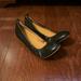 J. Crew Shoes | J. Crew Black Leather Scrunch Heels 7.5 | Color: Black | Size: 7.5