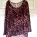 Lularoe Tops | Lularoe Long Sleeve Leopard Print Top Size Large | Color: Black/Brown | Size: L