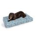 Snoozer Pet Products Wag Collection Snoozer Indoor Outdoor Rectangle Dog Bed Polyester in Blue/Brown | 38 W x 48 D in | Wayfair 11420