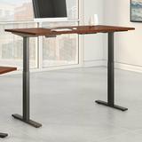 Bush Business Furniture Move 60 Series Height Adjustable Standing Desk Wood/Metal in Black | 47.68 H x 59.45 W x 29.37 D in | Wayfair M6S6030HCBK