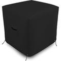 Arlmont & Co. Heavy-Duty Outdoor Waterproof Air-Conditioner Cover, Patio Square Durable & UV-Resistant AC Cover in Black | Wayfair