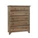 Birch Lane™ Westin 5 Drawer 42" W Chest Wood in Brown | 52.62 H x 42 W x 19 D in | Wayfair A3C36952F15F4E359B53618D5E9853DA