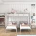 Jatinder Twin over Twin over Full L-Shaped Bunk Beds by Isabelle & Max™ Wood in Gray | 72.2 H x 78 W x 93.1 D in | Wayfair