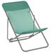 Arlmont & Co. Seleena Maxi Transat Reclining Folding Camping Chair Metal in Green | 32.6 H x 24.4 W x 37 D in | Wayfair