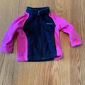 Columbia Jackets & Coats | Columbia Infant Girl Fleece Jacket | Color: Black/Pink | Size: 6-12 Months
