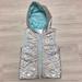 Disney Jackets & Coats | Girls Toddler 3t Frozen Disney Puffer Vest With Hoddie | Color: Blue/Silver | Size: 3tg