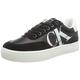 Calvin Klein Jeans Damen Cupsole Sneaker Schuhe, Schwarz (Black/Bright White/Silver), 37
