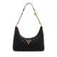 GUESS Damen Giully Top Zip Shoulder Bag Schultertasche, Reißverschluss Oben, Schwarz