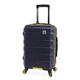 NAUTICA Quest Hardside Spinner Luggage, Navy/Yellow, Carry-On 21-Inch, Quest Hardside Spinner Luggage