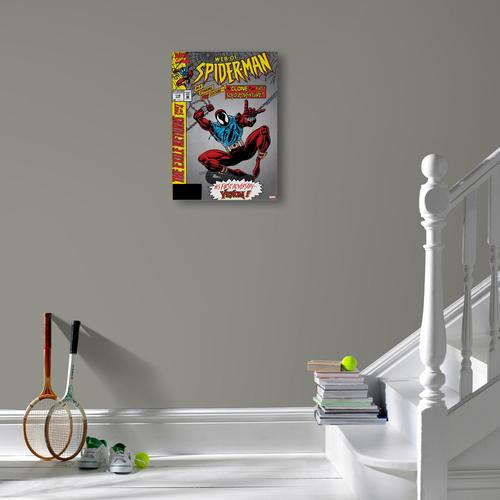 „Leinwandbild MARVEL „“Web of Spiderman““ Bilder Gr. B/H/T: 50 cm x 70 cm x 2,5 cm, Leinwandbild, 1 St., bunt (mehrfarbig) Leinwandbilder“