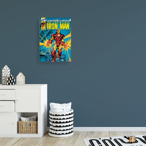 „Leinwandbild MARVEL „“The Invincible Iron Man““ Bilder Gr. B/H/T: 50 cm x 70 cm x 2,5 cm, Leinwandbild, 1 St., bunt (mehrfarbig) Leinwandbilder“