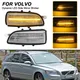 Clignotant de miroir latéral dynamique LED 2 pièces pour Volvo C30 S40 V40 V50 S60 C70 V70 S80