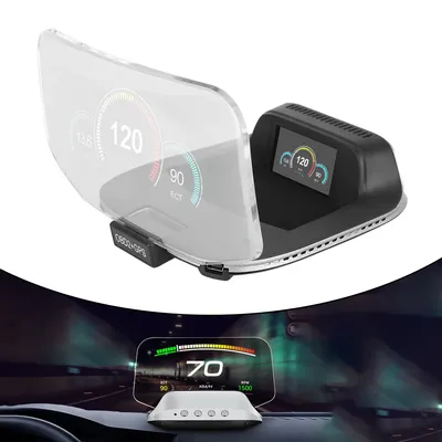 Affichage tête haute électronique portable pour voiture budgétaire automatique Hud C3 HUD