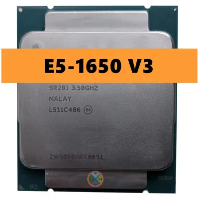 Xeon E5 1650 V3 3.5GHz 6-Core 15Mb Cache LGA2011-3 CPU E5 16LiquV3 Processeur E5 1650V3 Livraison