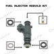 Fuel Injector Service Repair Kit Filters Orings Seals Grommets for Chery BYD 0280156424 0 280 156