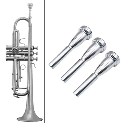 Embout de trompette 3 pièces accessoires d'instruments musicaux de taille 3C 5C 7C pour étudiants