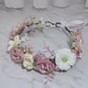 Petite couronne de fleurs AndrRose pour filles accessoires pour cheveux guirlandes florales pour