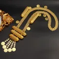 Bijoux de mariage plaqué or pour les patients pièce de monnaie arabe bijoux de corps kurde