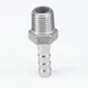 BSPT-tuyau en acier inoxydable 1/4 " mâle x 8mm 304 230 PSI